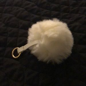 White Purse Pom